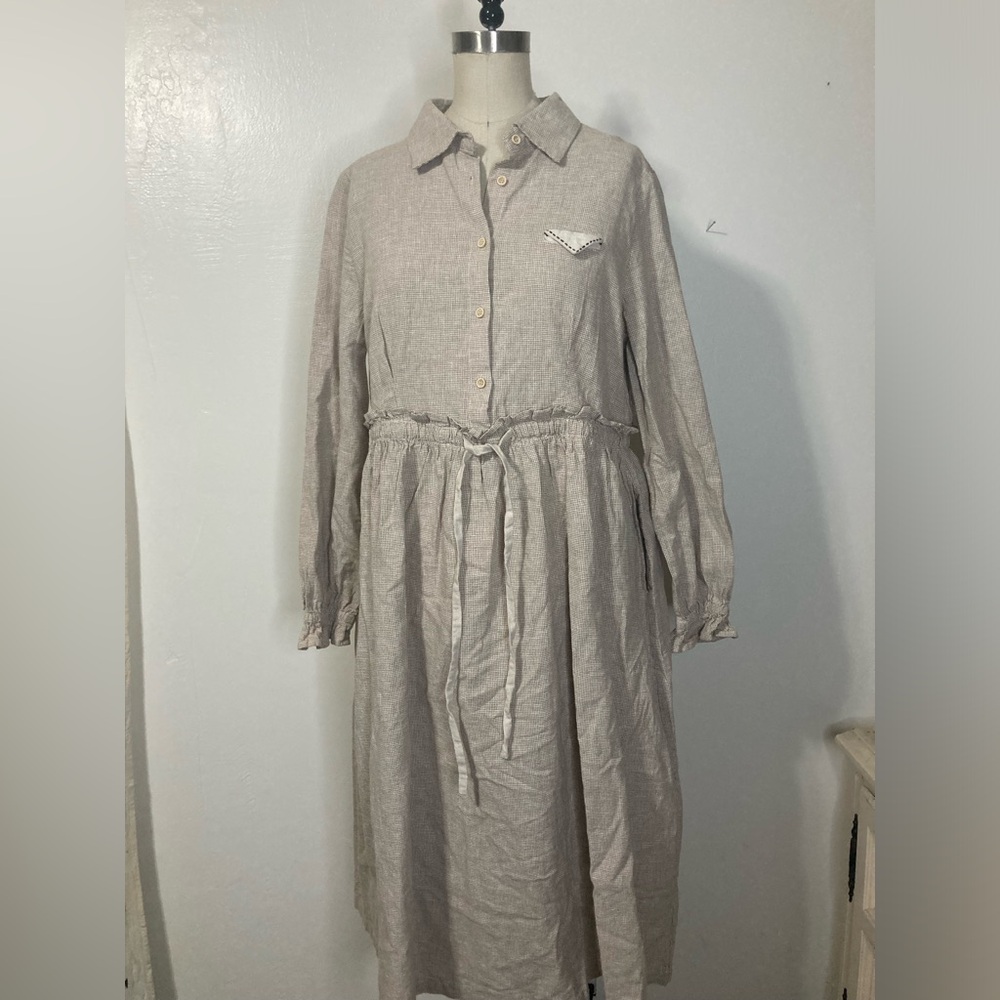 Linen dress with pockets 💜